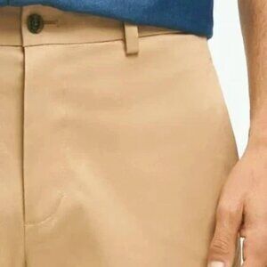 Brooks Brothers Advantage Chino Hudson Pants Men's 36x31 Cotton Chino Dark Beige